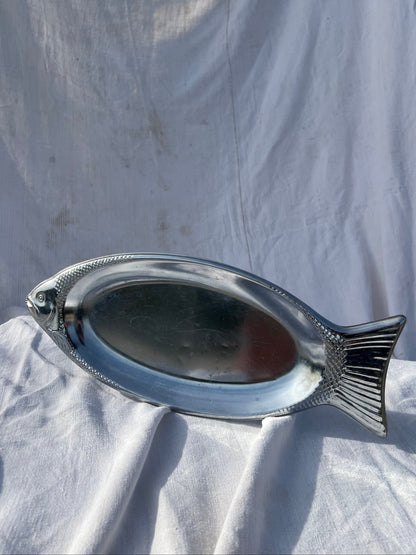 Stainless Steel Fish Serving Plate