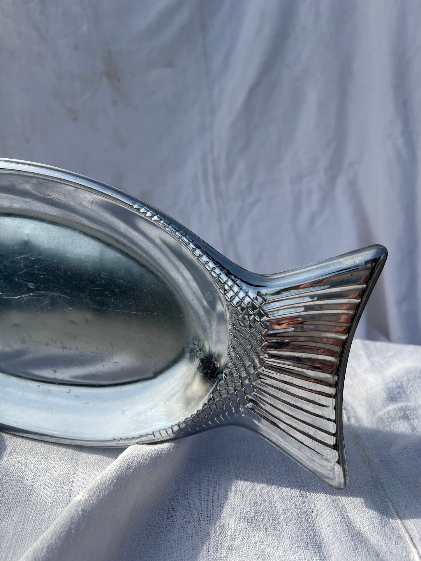 Stainless Steel Fish Serving Plate