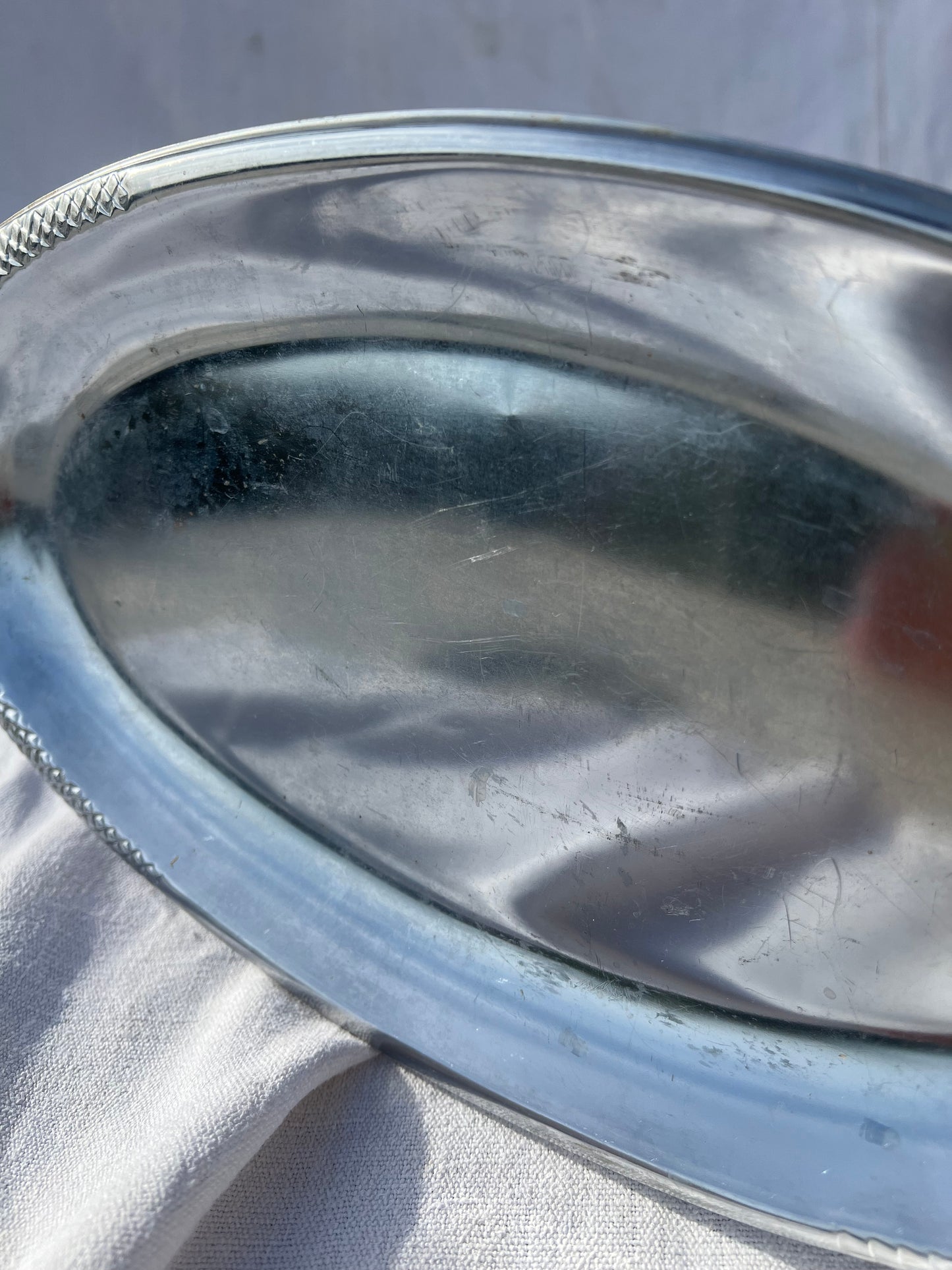 Stainless Steel Fish Serving Plate