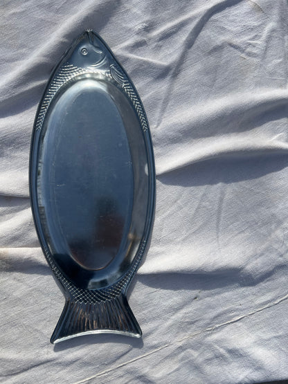 Stainless Steel Fish Serving Plate