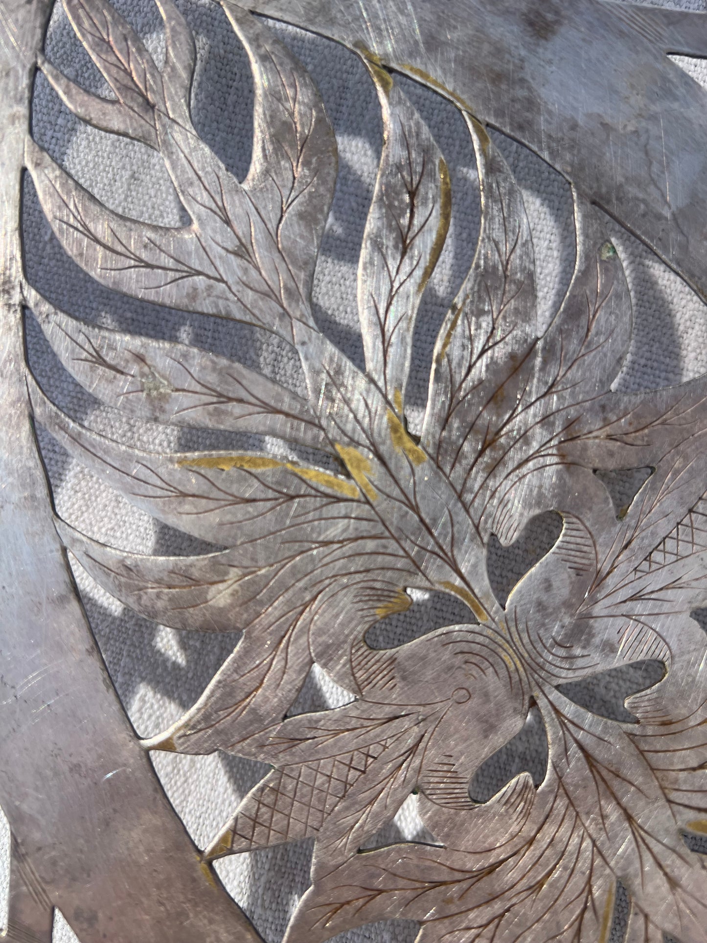 French Silver-Plated Corn Motif Pierced Tray – Toulouse
