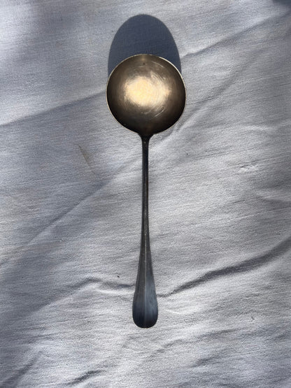 Silver-Plated Steel Ladle