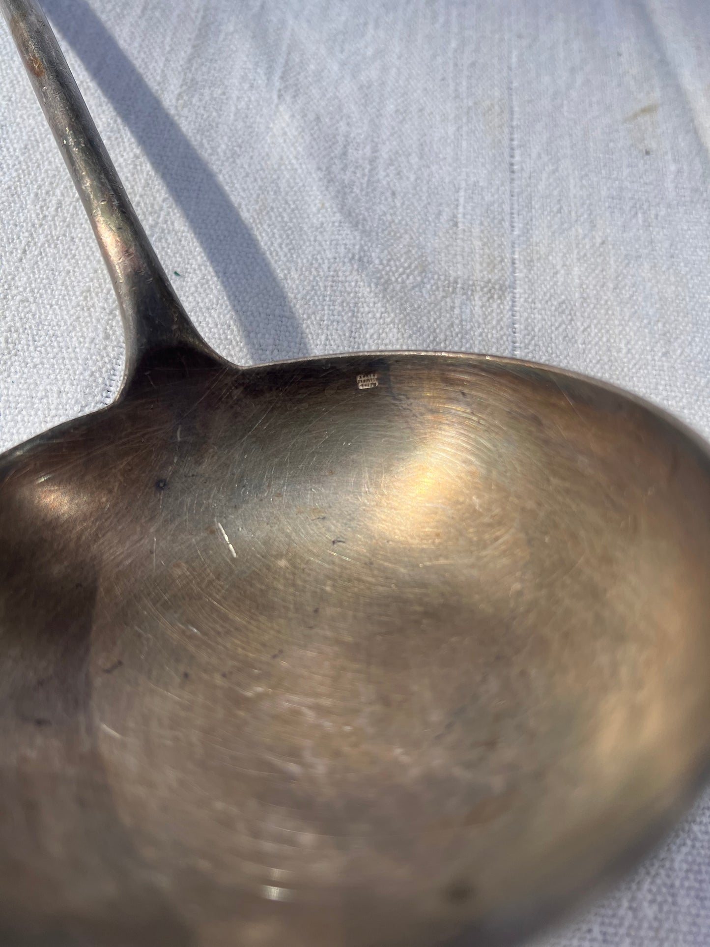 Silver-Plated Steel Ladle