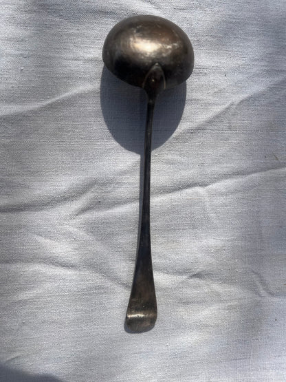 Silver-Plated Steel Ladle