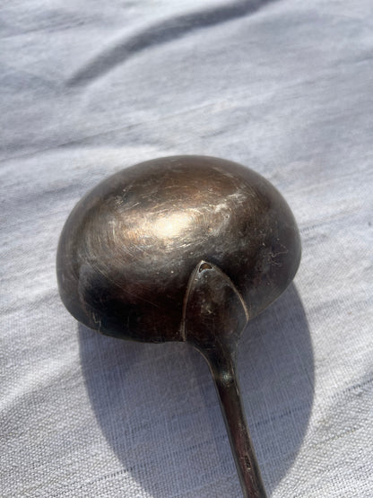 Silver-Plated Steel Ladle
