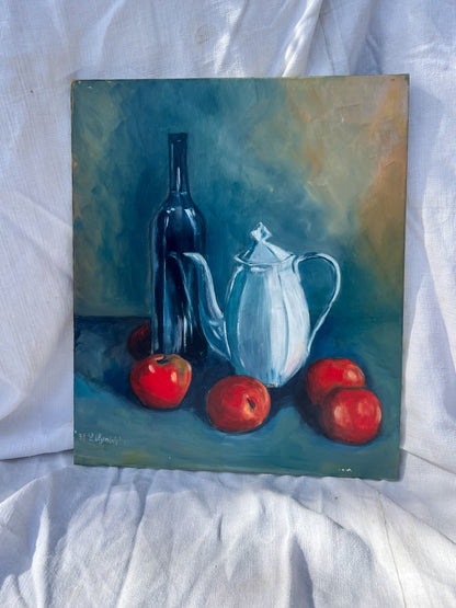 Still Life Painting with Apples