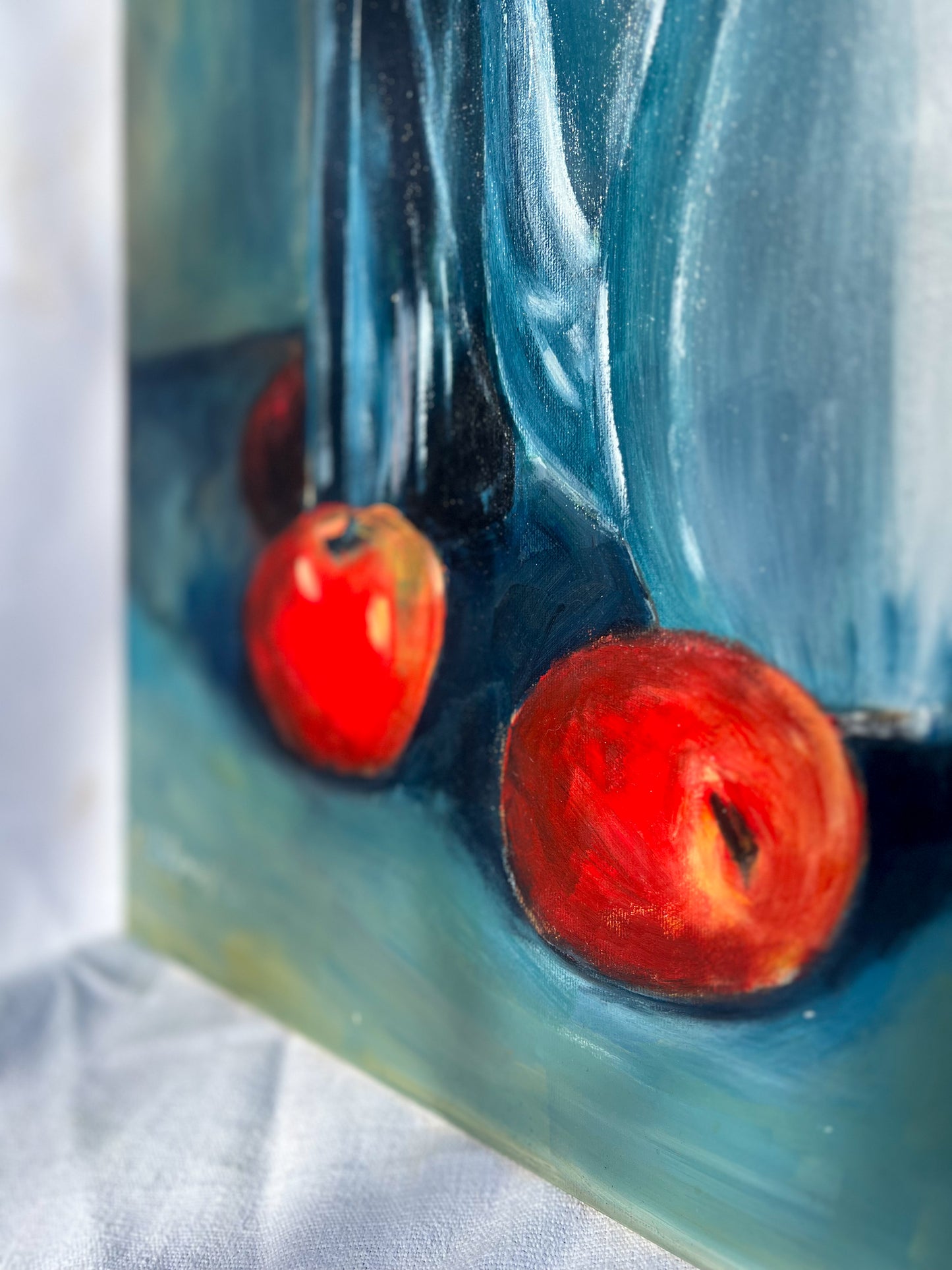 Still Life Painting with Apples