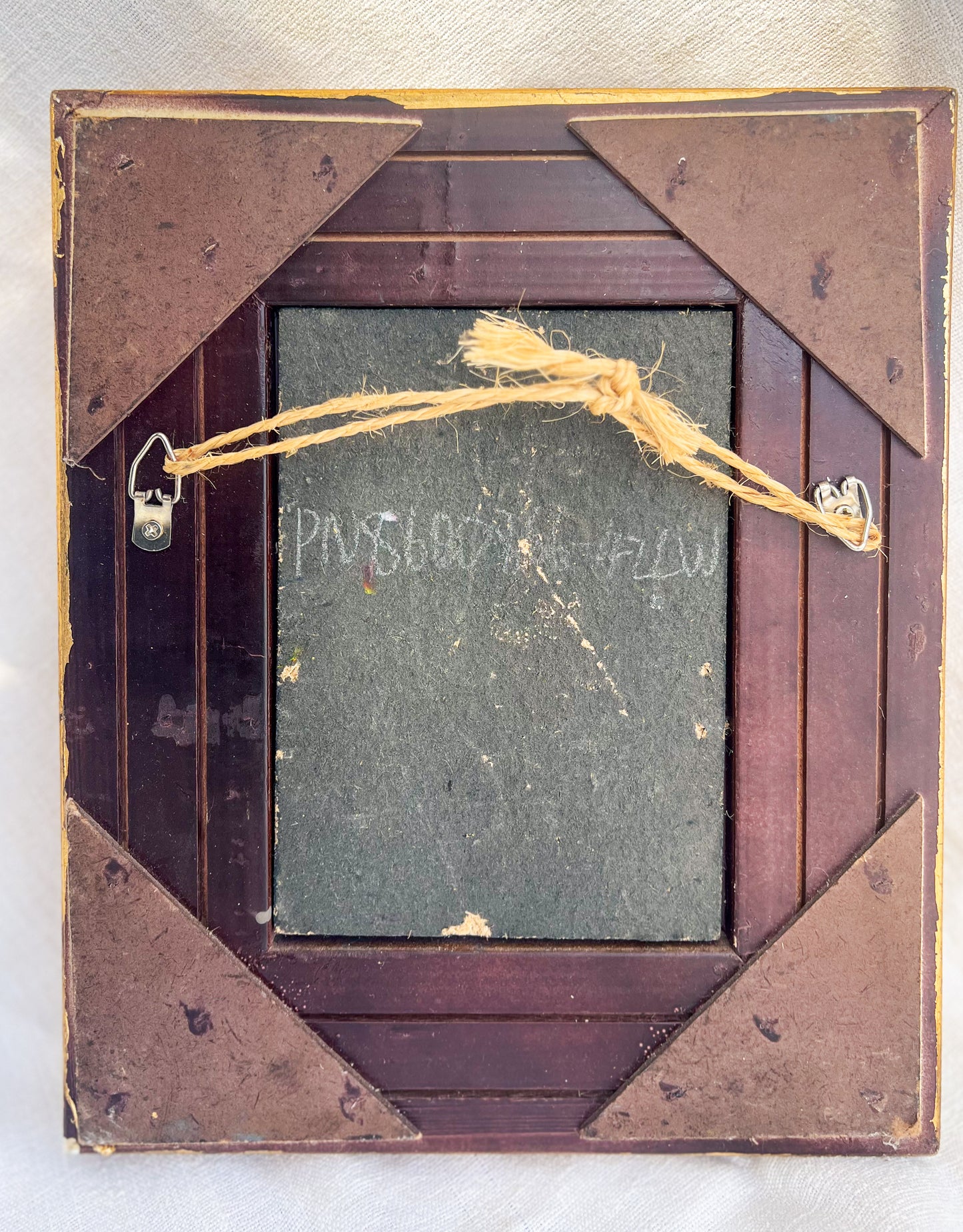 Gilt Framed Floral Oil Painting on Board