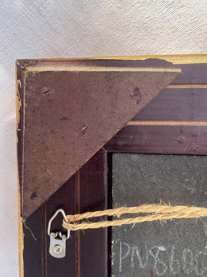 Gilt Framed Floral Oil Painting on Board