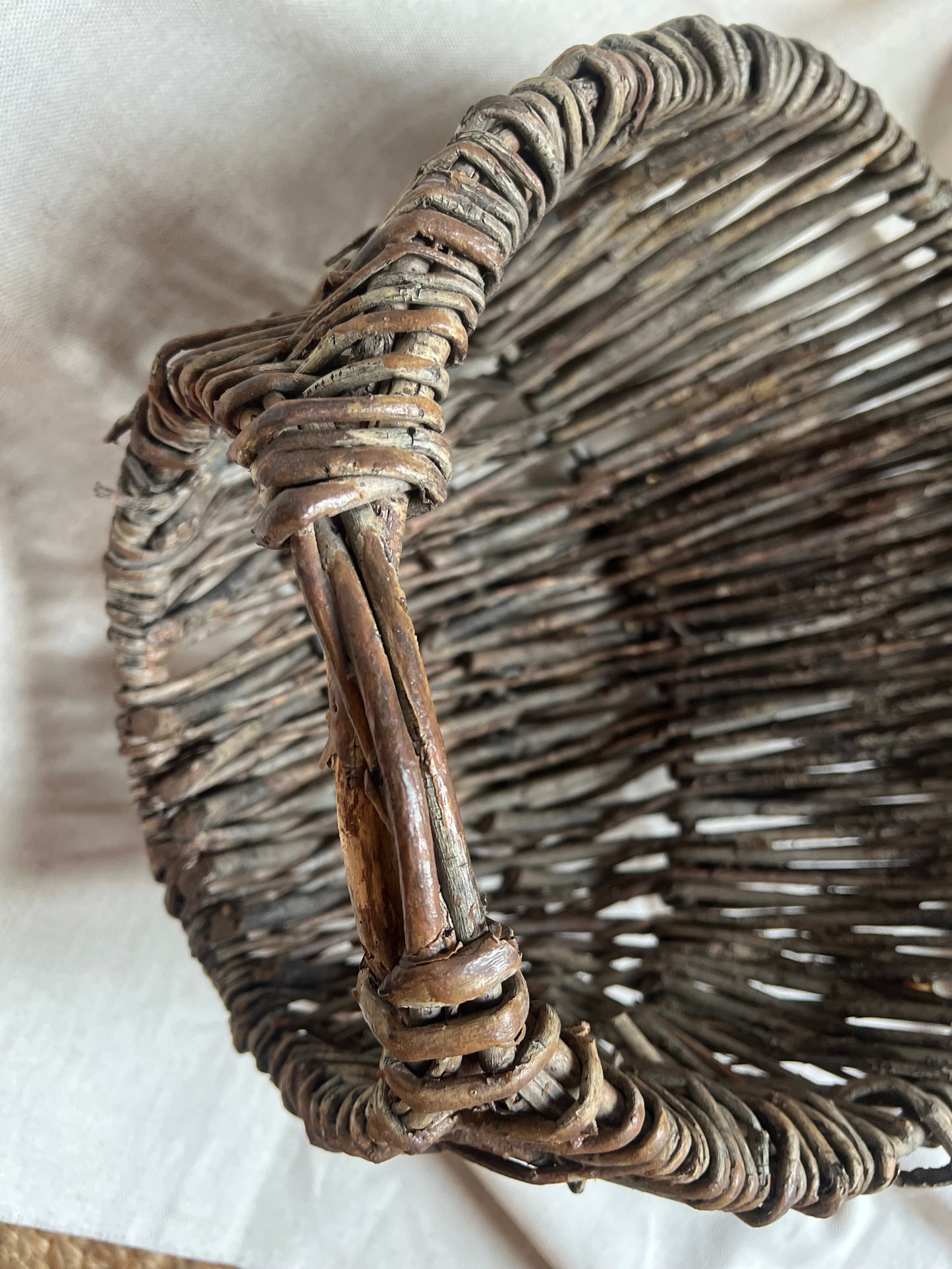 Handwoven Willow Gathering Basket