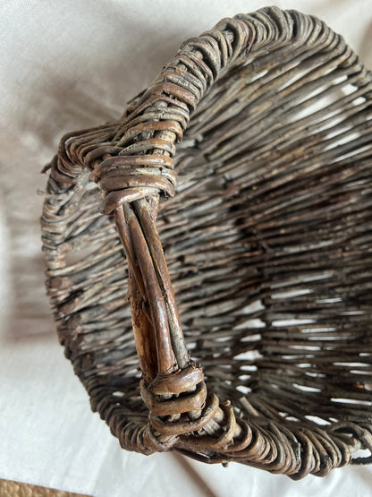 Handwoven Willow Gathering Basket
