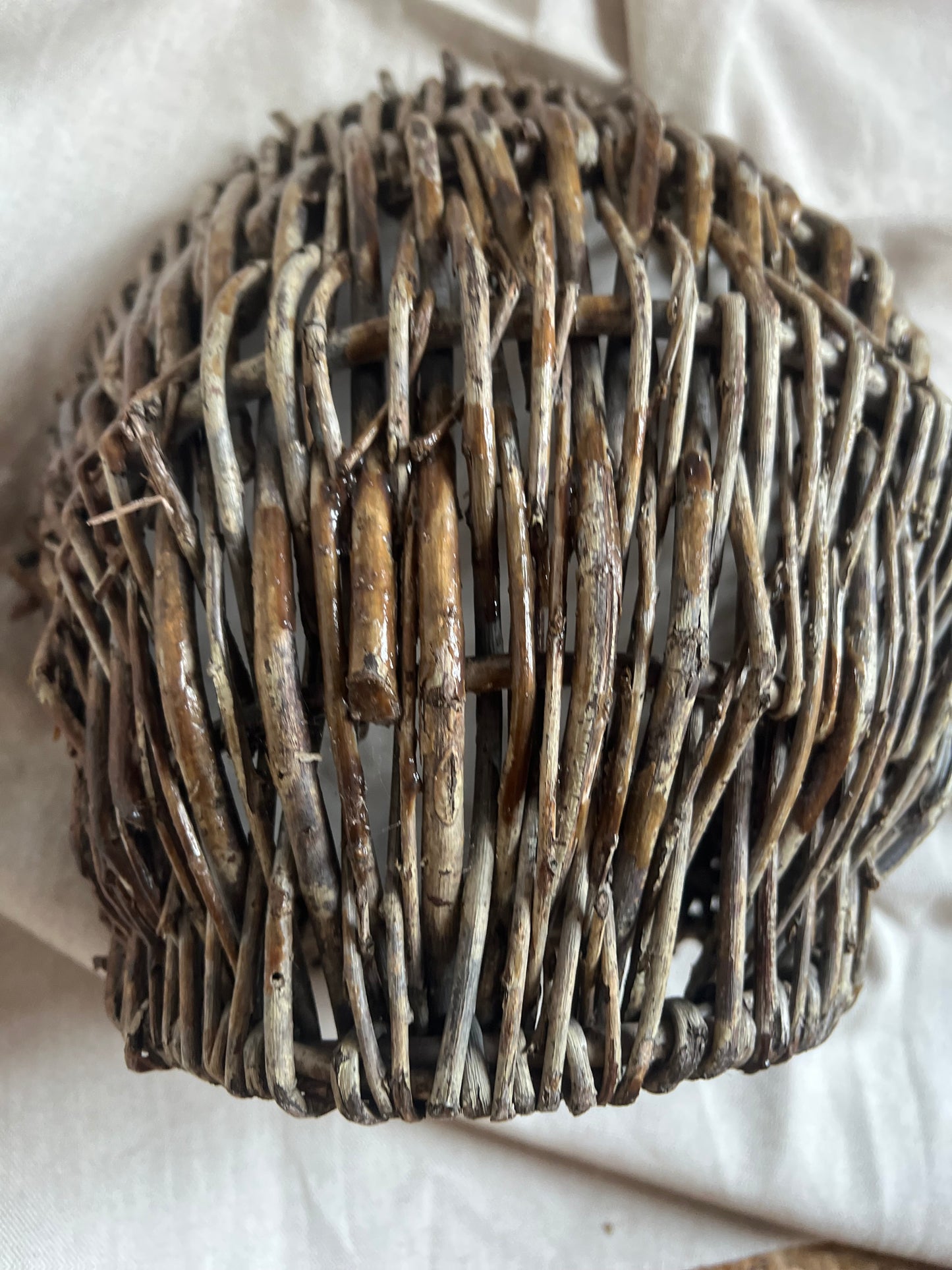 Handwoven Willow Gathering Basket