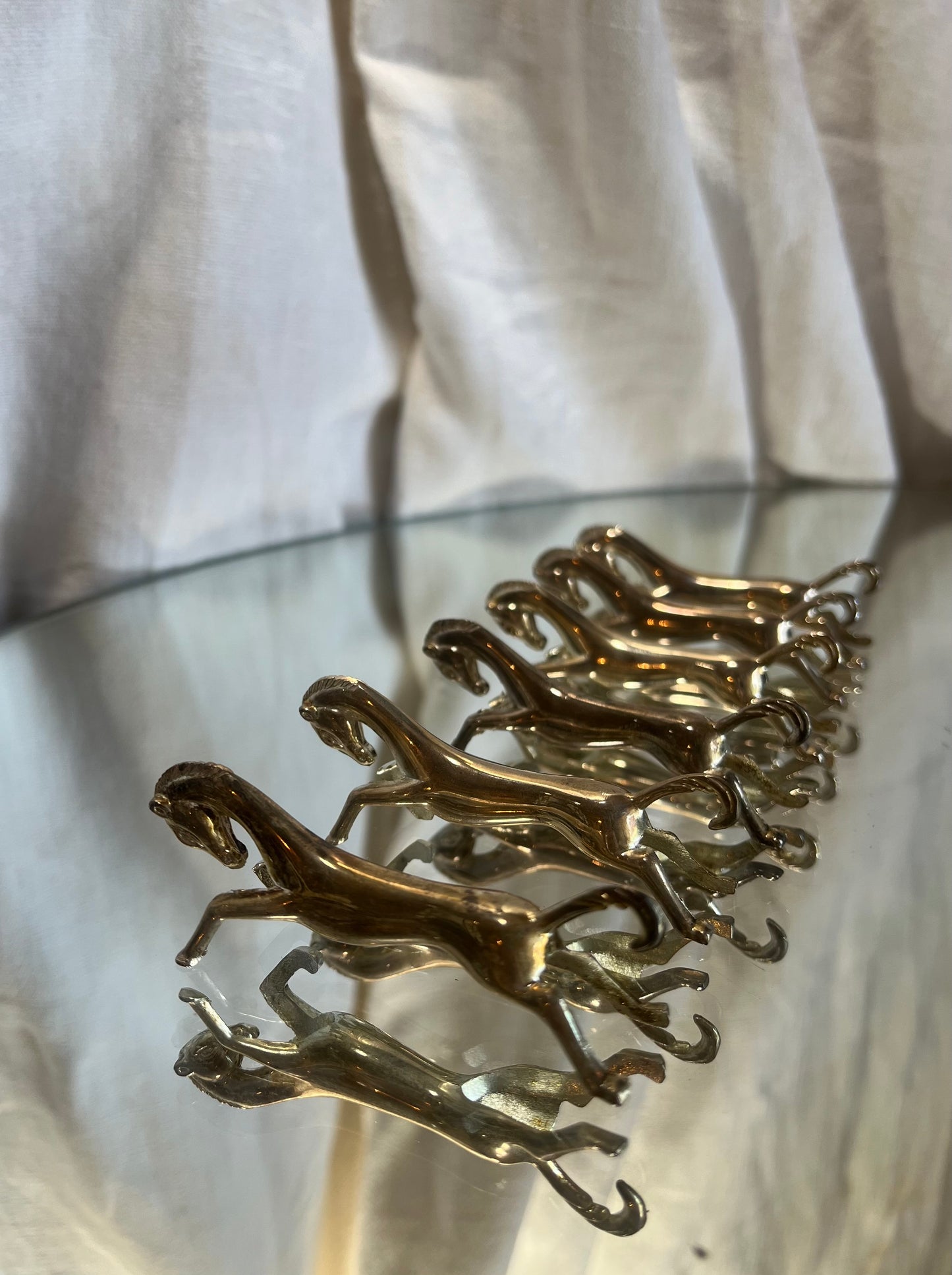 Silver Horse Set of Cutlery Rests