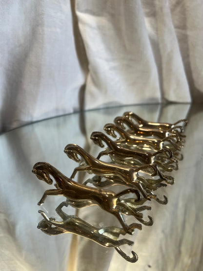 Silver Horse Set of Cutlery Rests