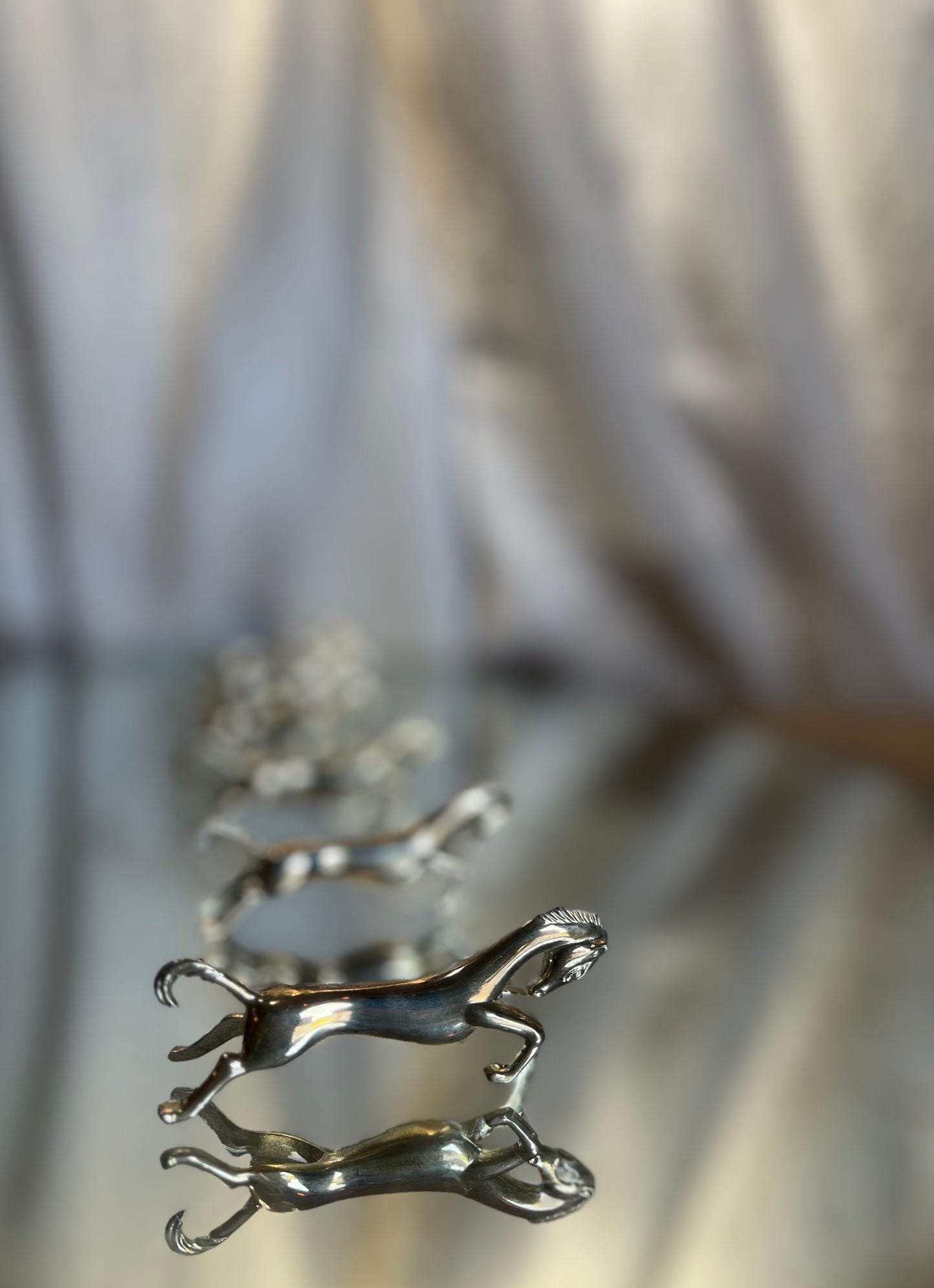 Silver Horse Set of Cutlery Rests