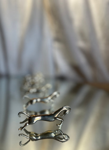 Silver Horse Set of Cutlery Rests