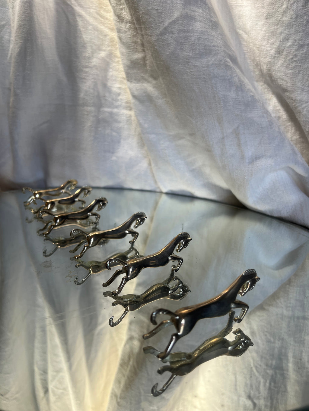 Silver Horse Set of Cutlery Rests