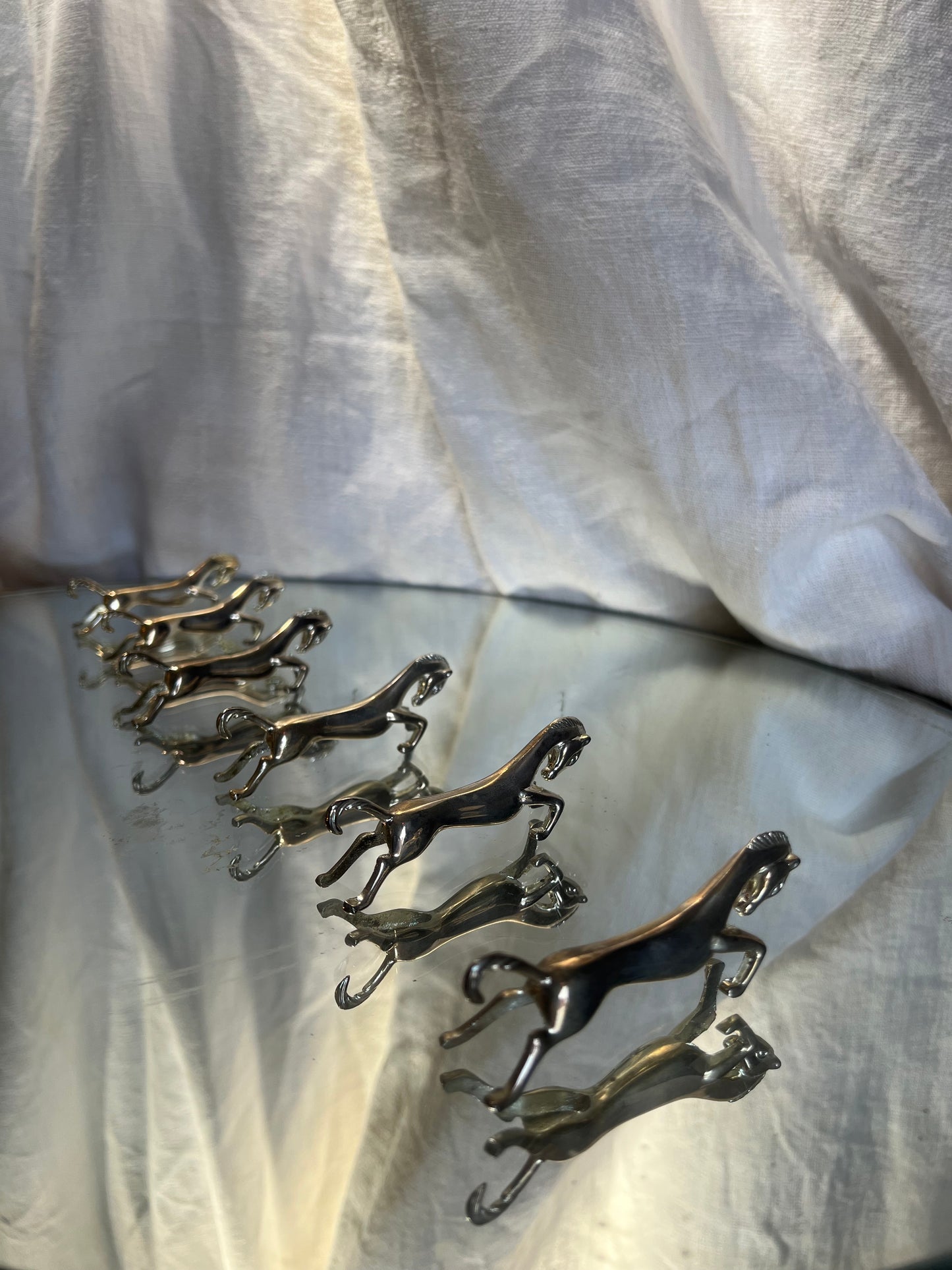 Silver Horse Set of Cutlery Rests