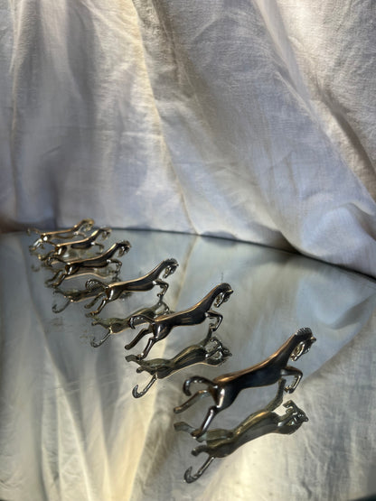 Silver Horse Set of Cutlery Rests