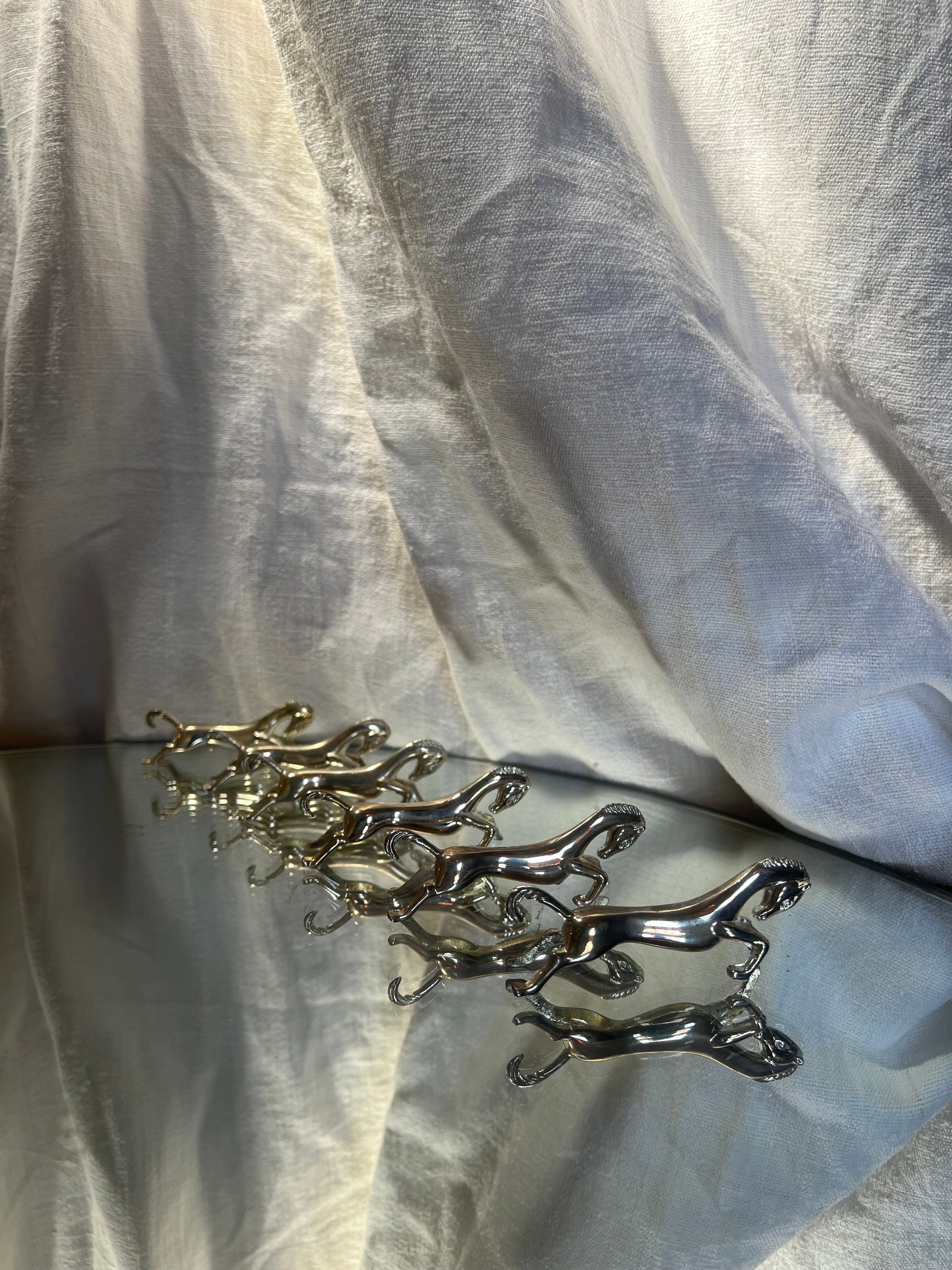 Silver Horse Set of Cutlery Rests