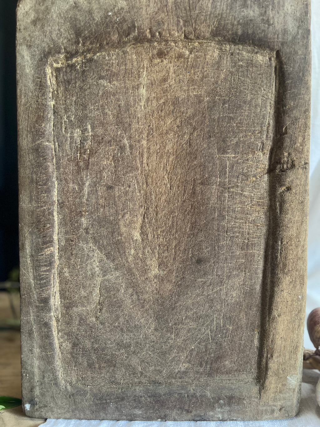 Carved Wooden Grooved Chopping Board