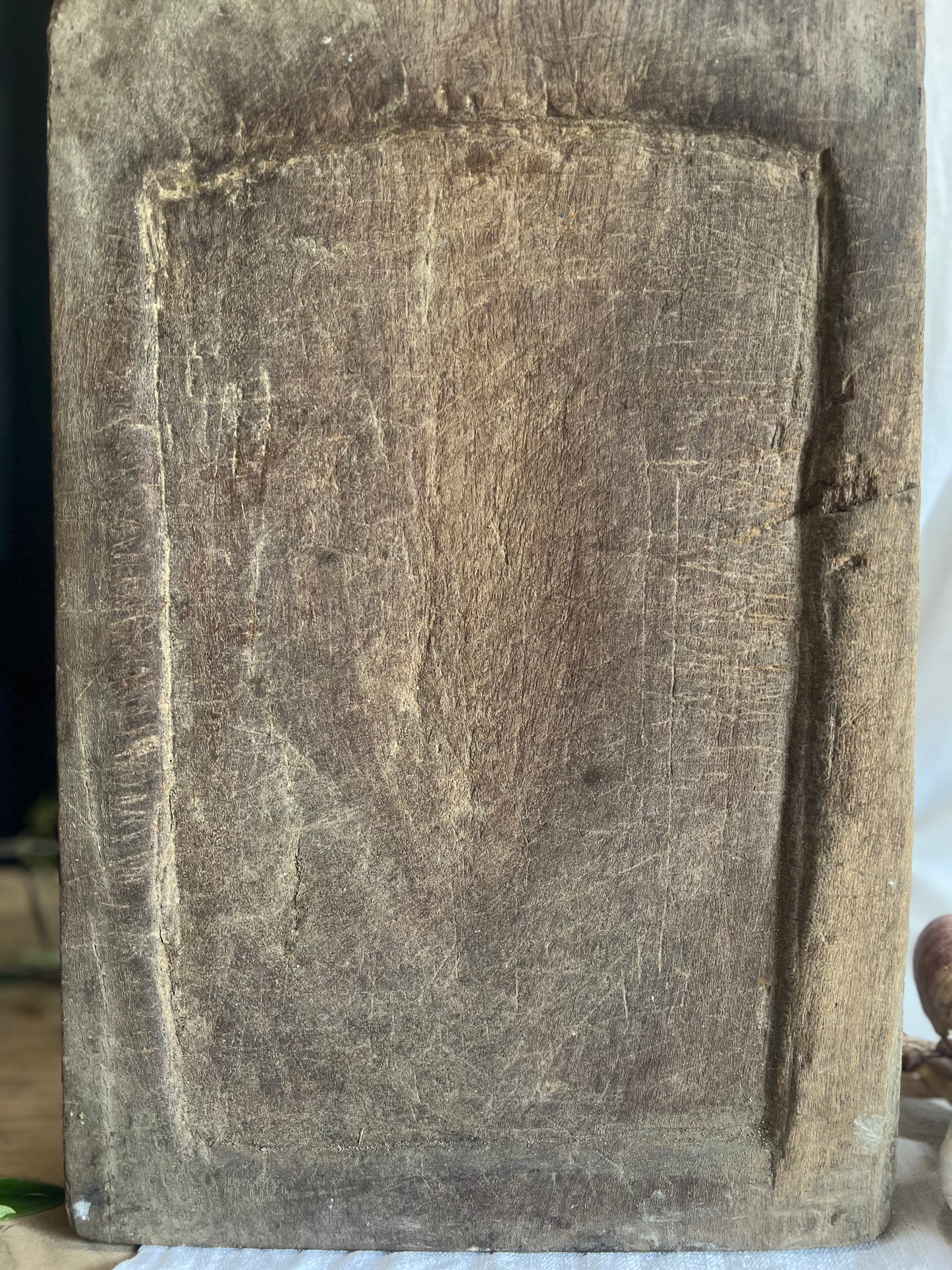 Carved Wooden Grooved Chopping Board