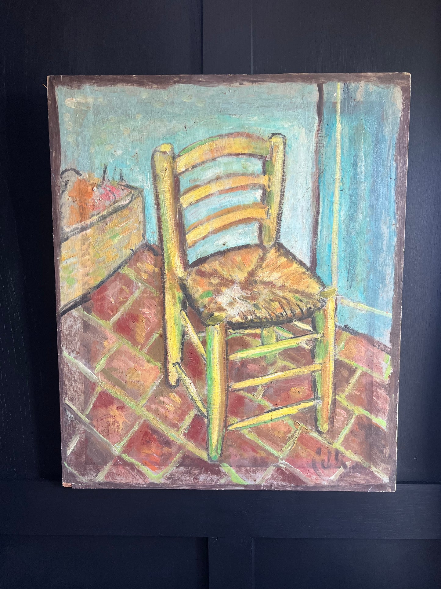 Original Artist Study of "Van Gogh's Chair"