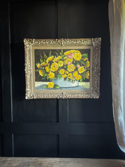Paire de natures mortes françaises vintage — Signées Dumont