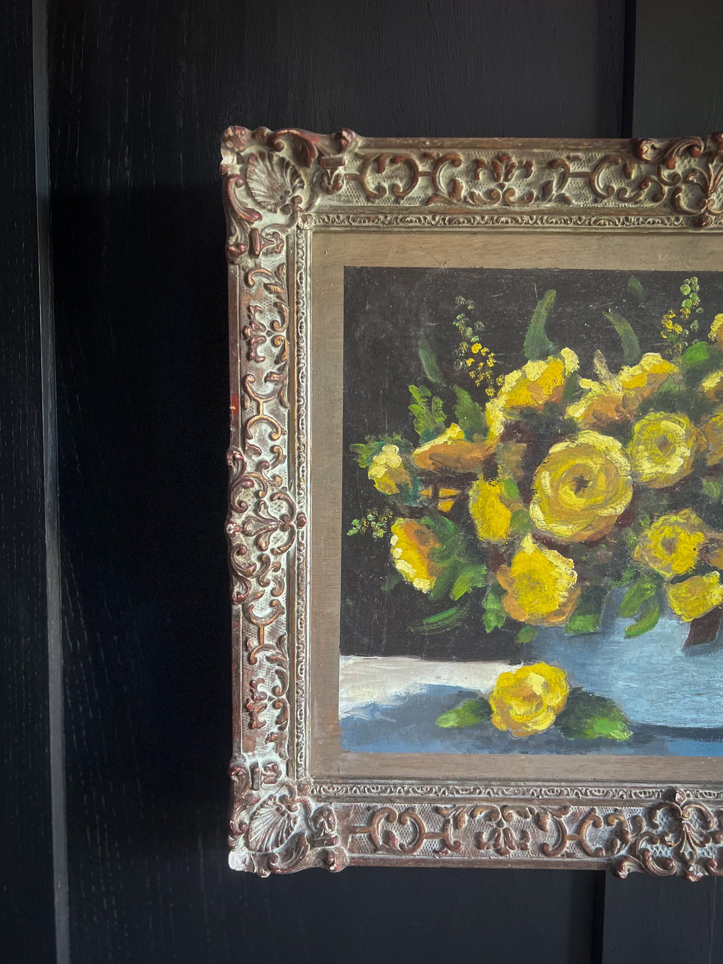 Paire de natures mortes françaises vintage — Signées Dumont