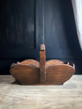 Cutlery Tray Wooden Basket with Handle