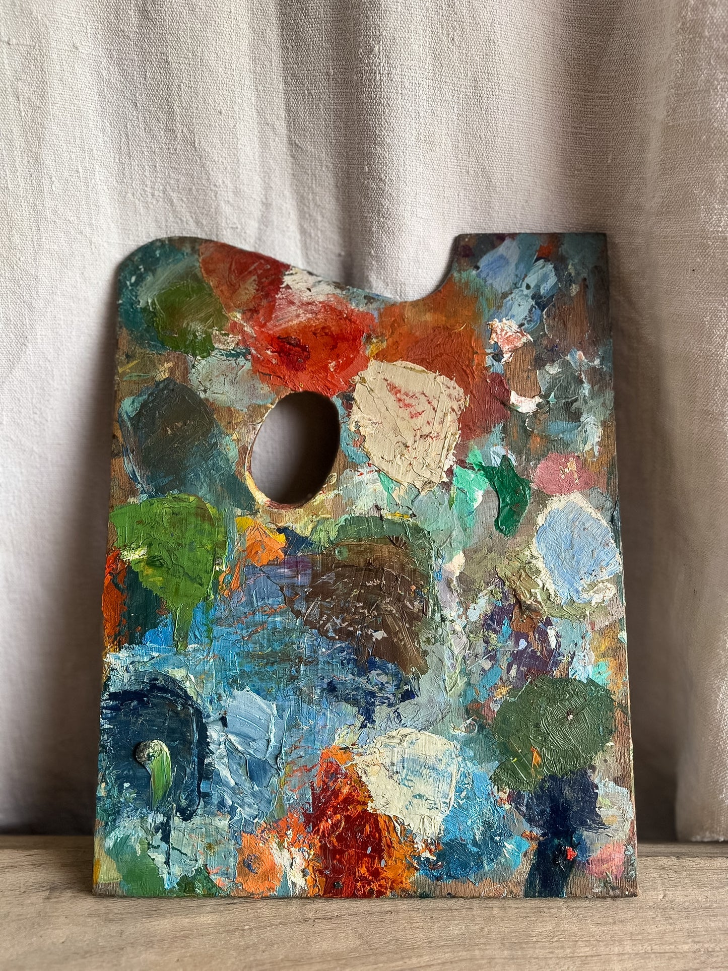 French Artist's Paint Palette