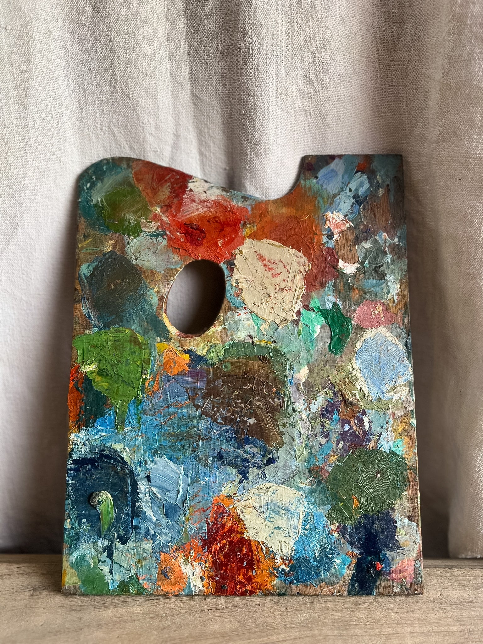 French Artist's Paint Palette