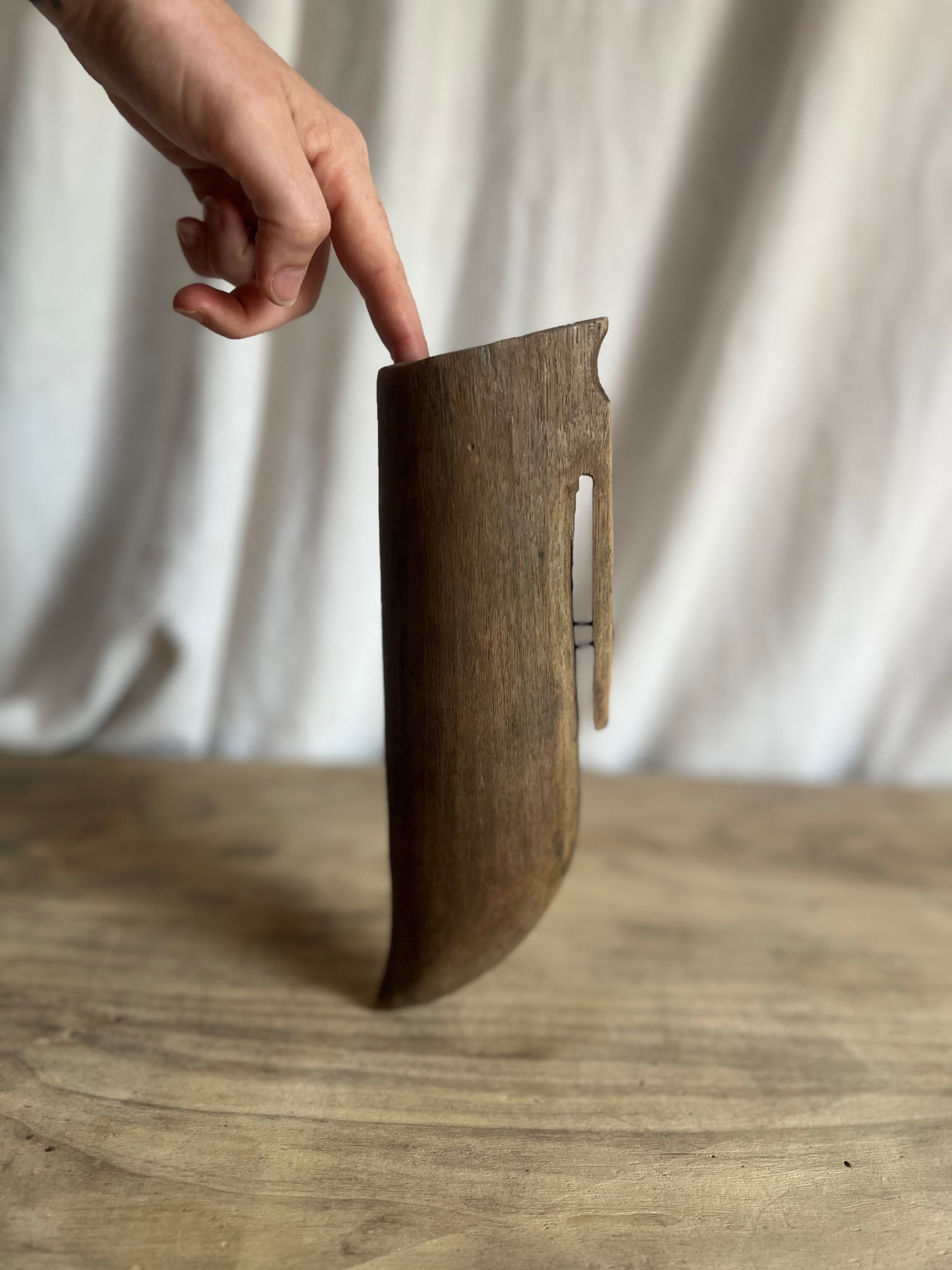 Antique French Coffin (Scythe Whetstone Holder)