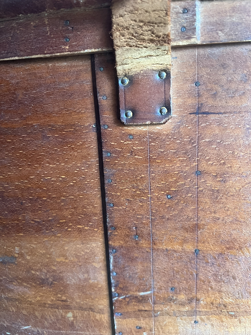 Bentwood Hat Box with Original Railway Shipping Labels — Early 20th Century