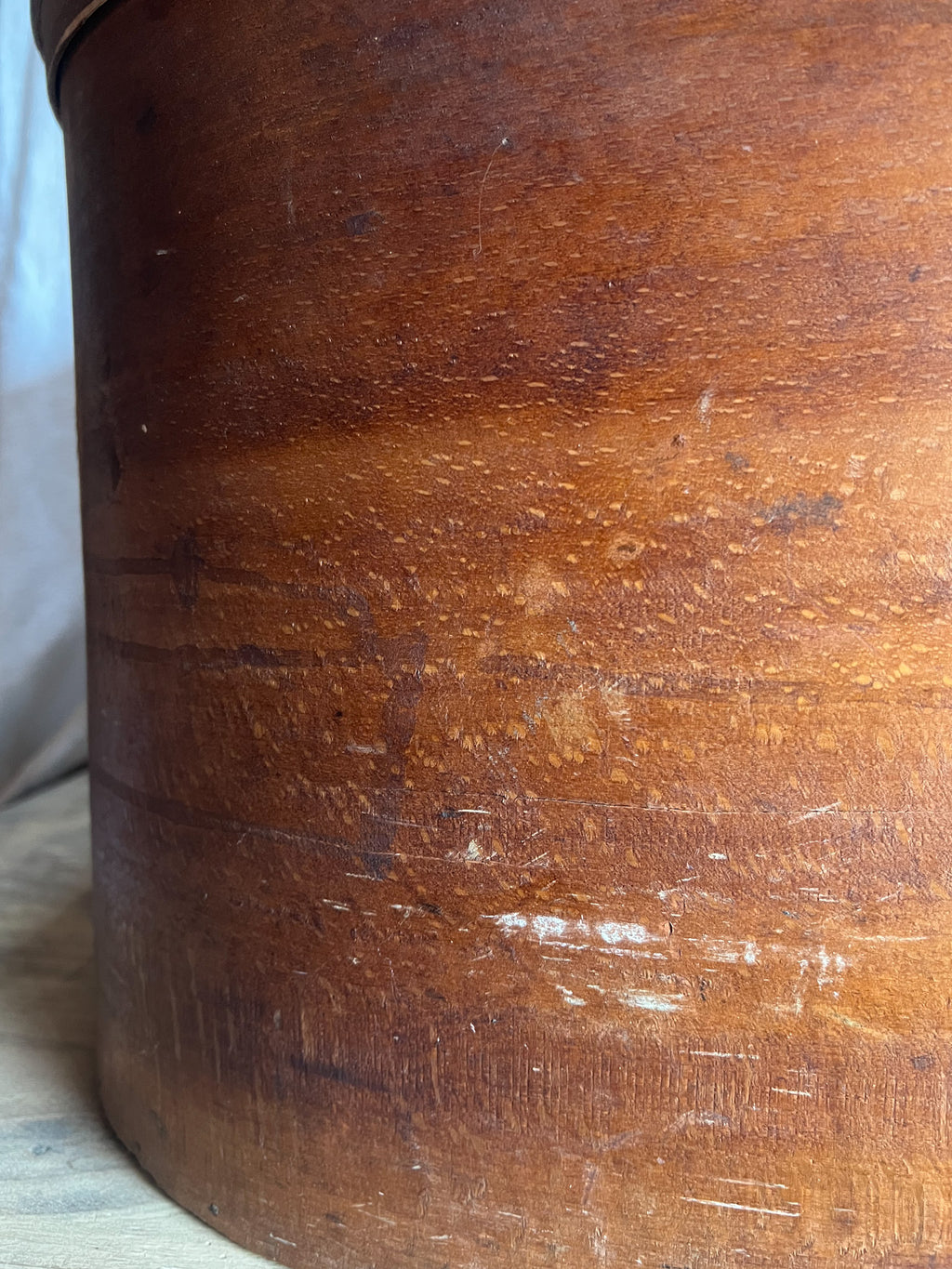 Bentwood Hat Box with Original Railway Shipping Labels — Early 20th Century