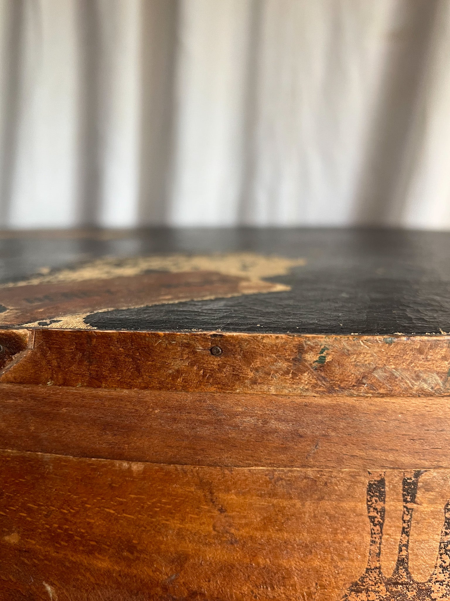 Bentwood Hat Box with Original Railway Shipping Labels — Early 20th Century