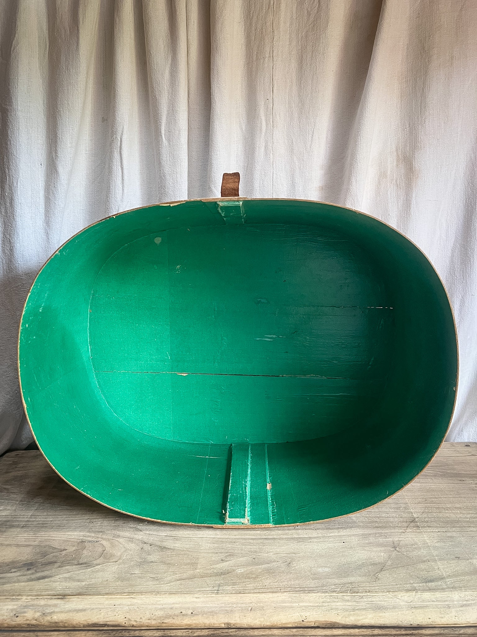 Bentwood Hat Box with Original Railway Shipping Labels — Early 20th Century
