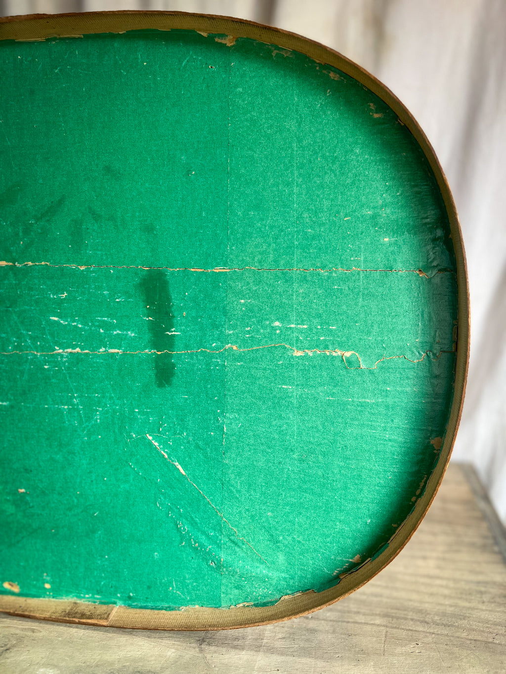 Bentwood Hat Box with Original Railway Shipping Labels — Early 20th Century