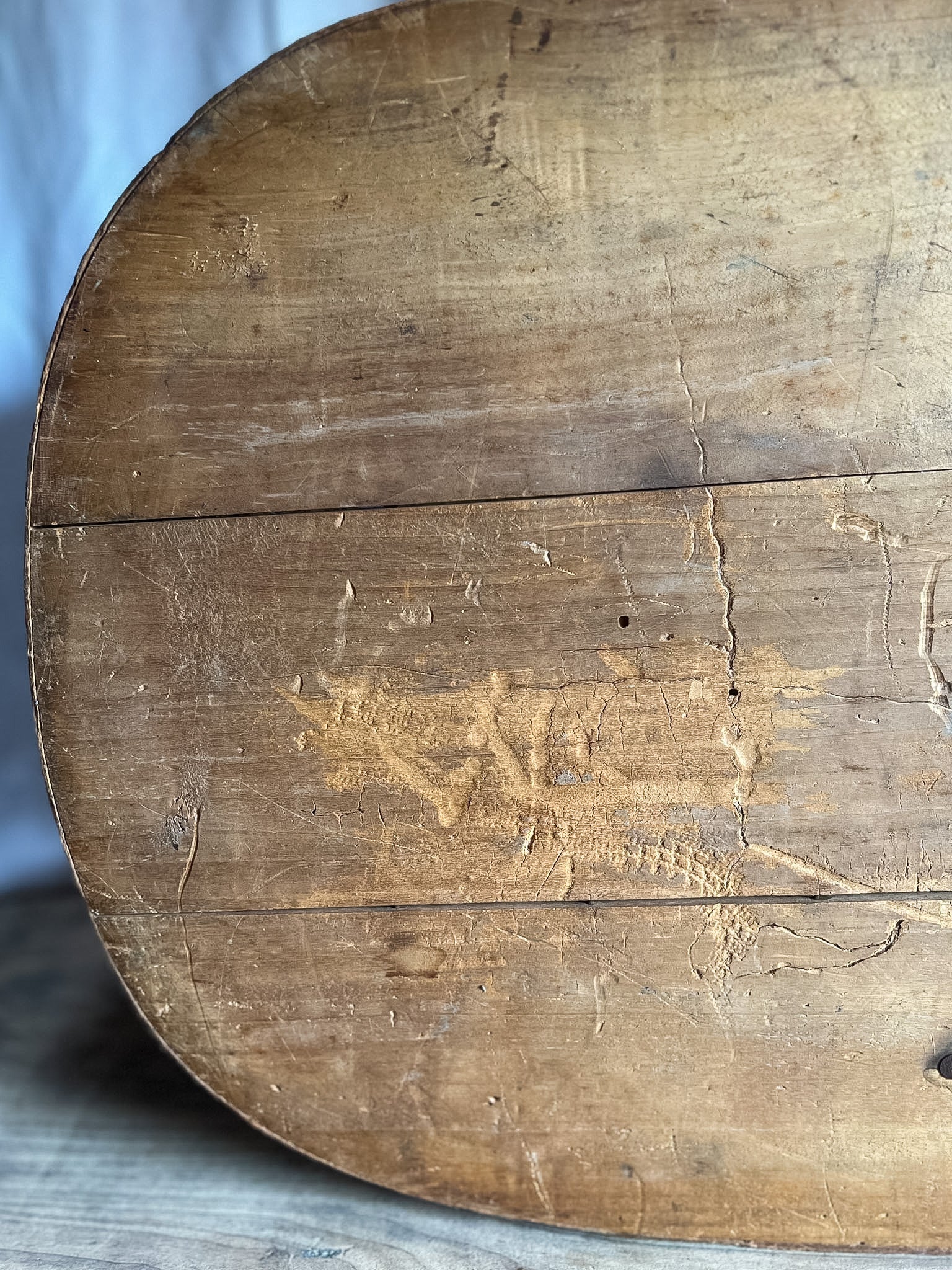 Bentwood Hat Box with Original Railway Shipping Labels — Early 20th Century
