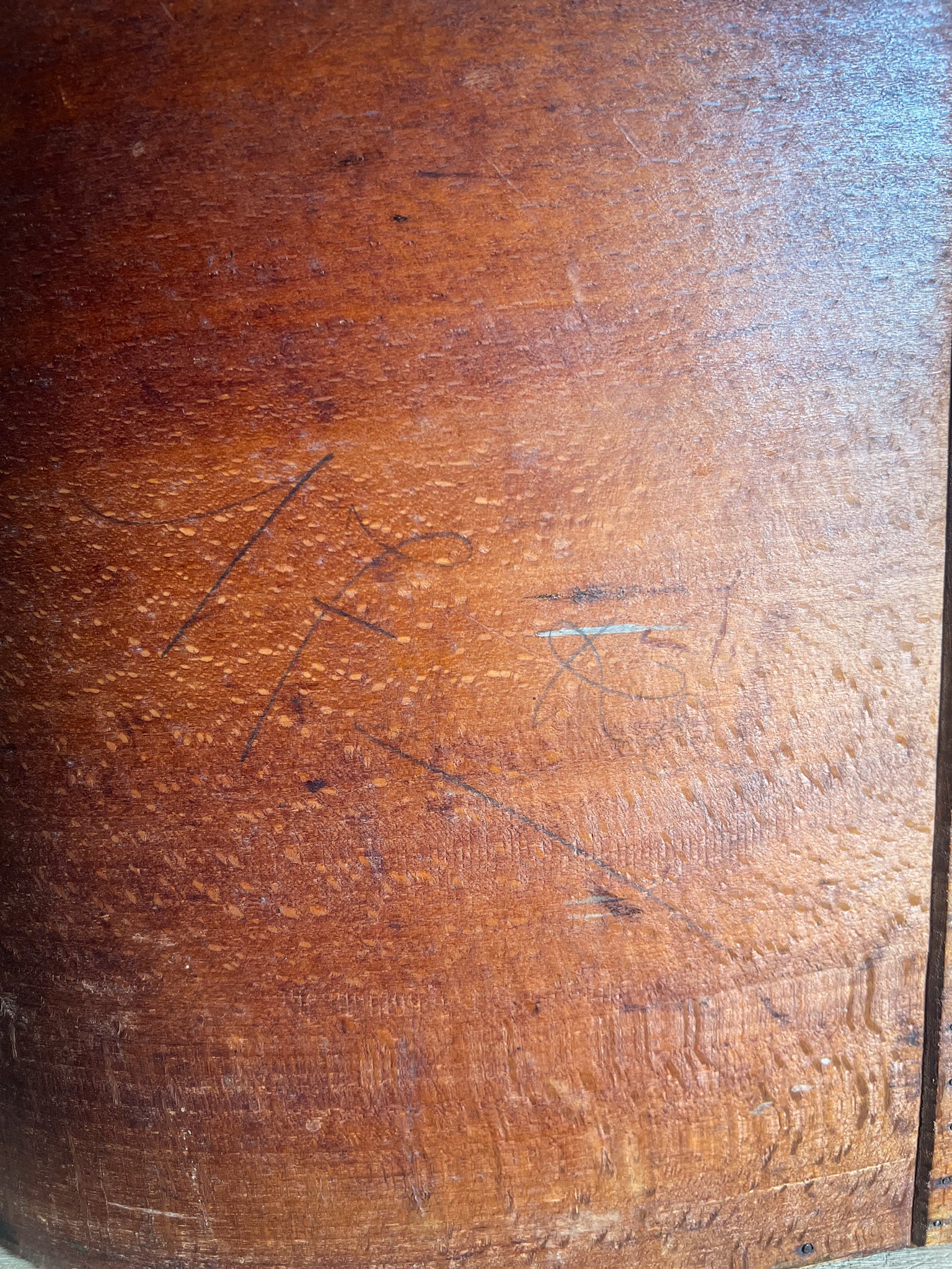 Bentwood Hat Box with Original Railway Shipping Labels — Early 20th Century