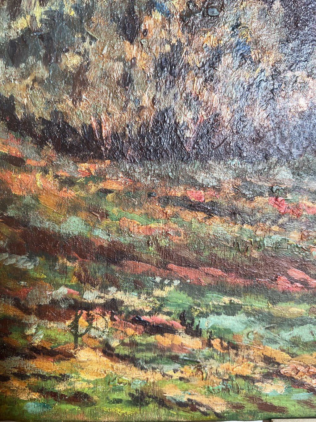 Impressionist Landscape Oil Painting on Panel