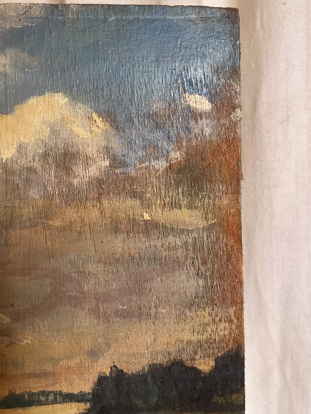 Impressionist Landscape Oil Painting on Panel