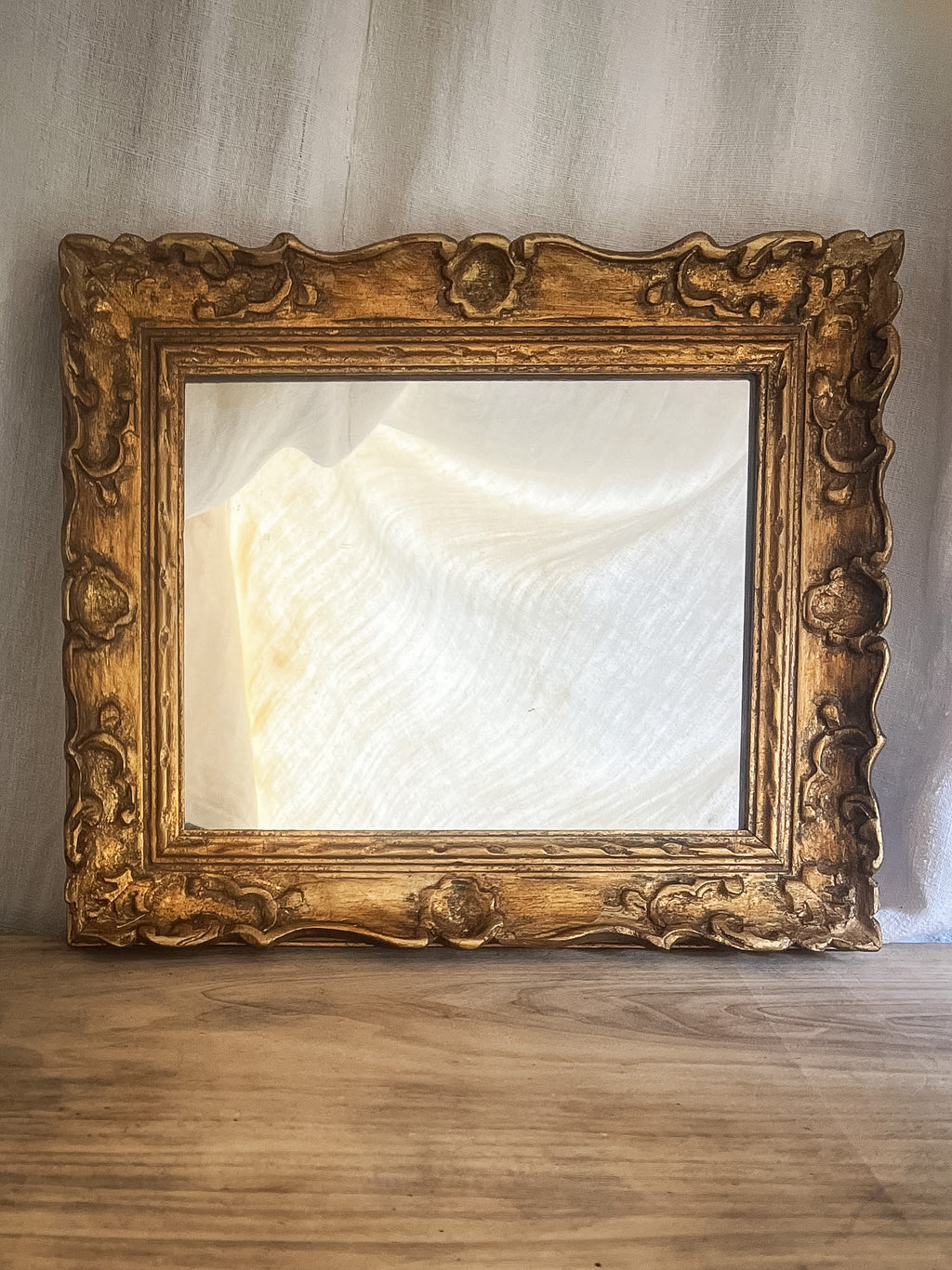 Reserved for Jean - Carved Giltwood Framed Mirror