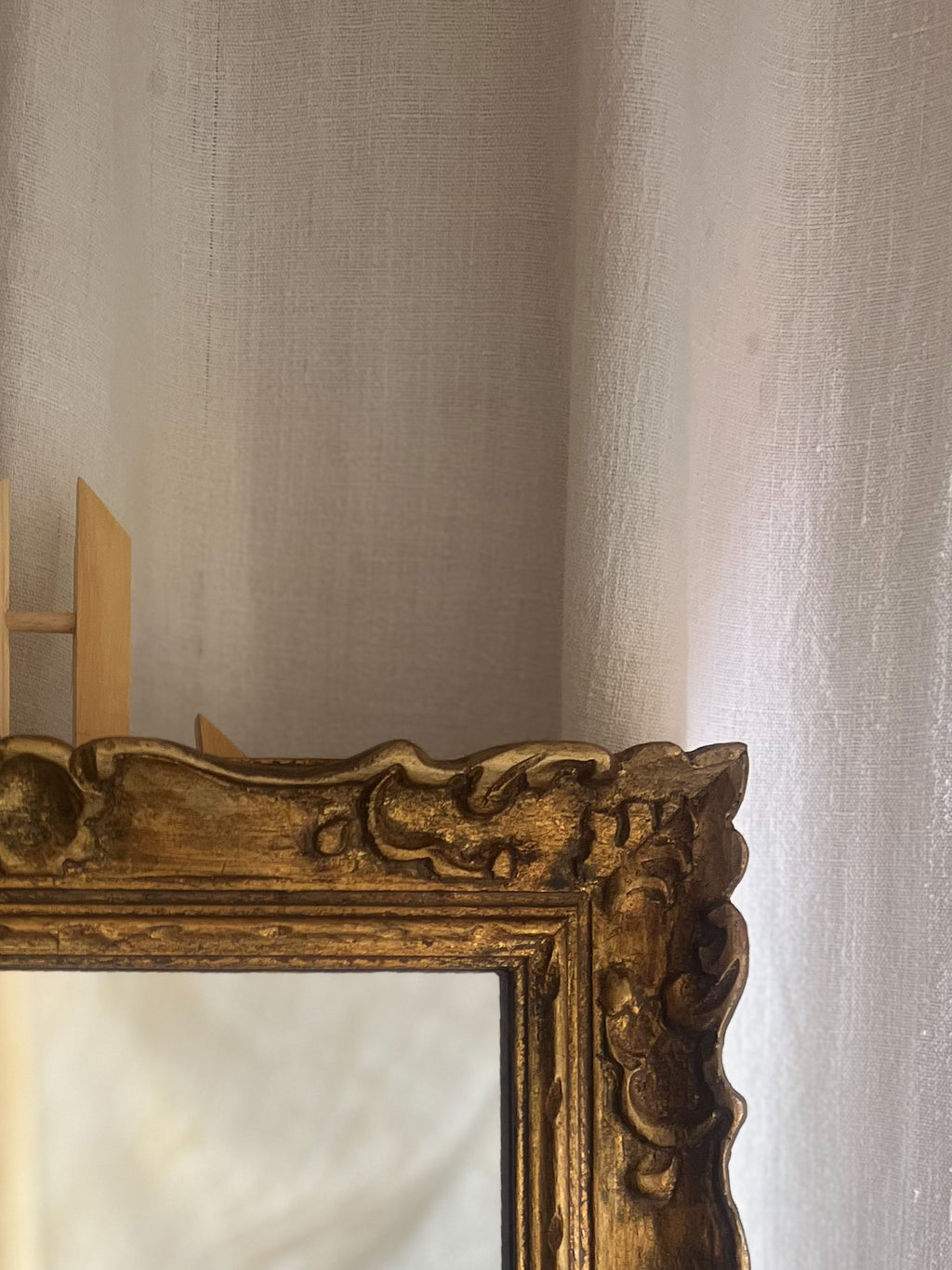Reserved for Jean - Carved Giltwood Framed Mirror
