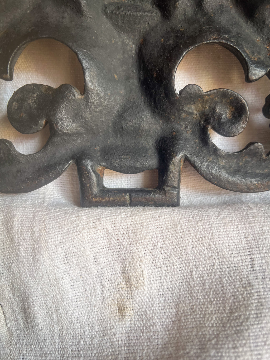 Cast Iron Cherub & Mascaron Ornament / Architectural Mount