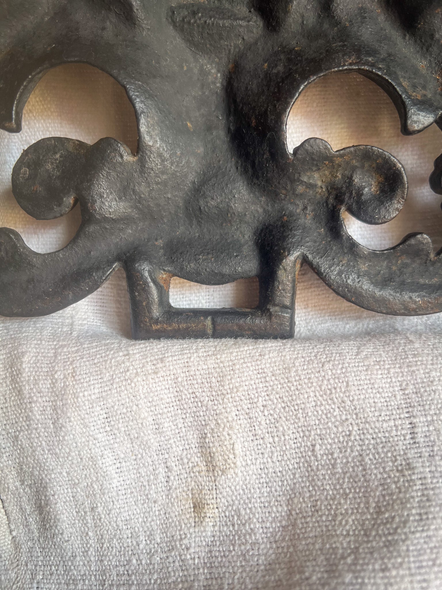 Cast Iron Cherub & Mascaron Ornament / Architectural Mount
