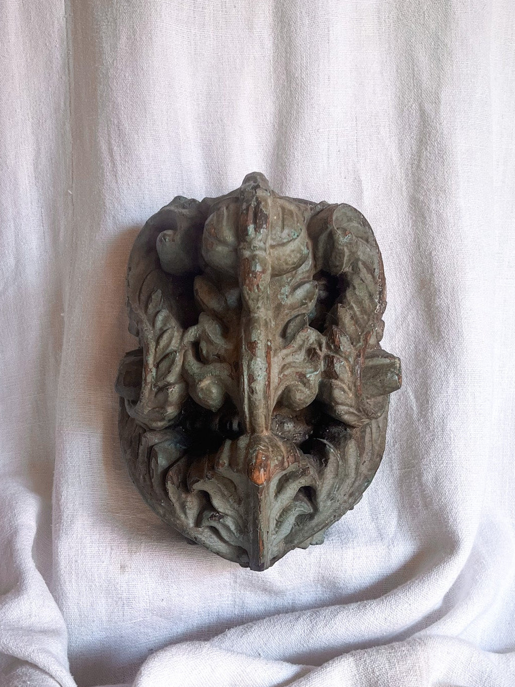 Carved Wood Architectural Fragment / Corbel
