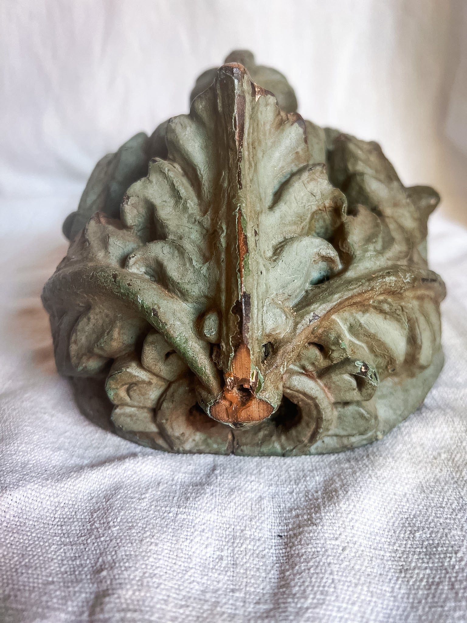 Carved Wood Architectural Fragment / Corbel