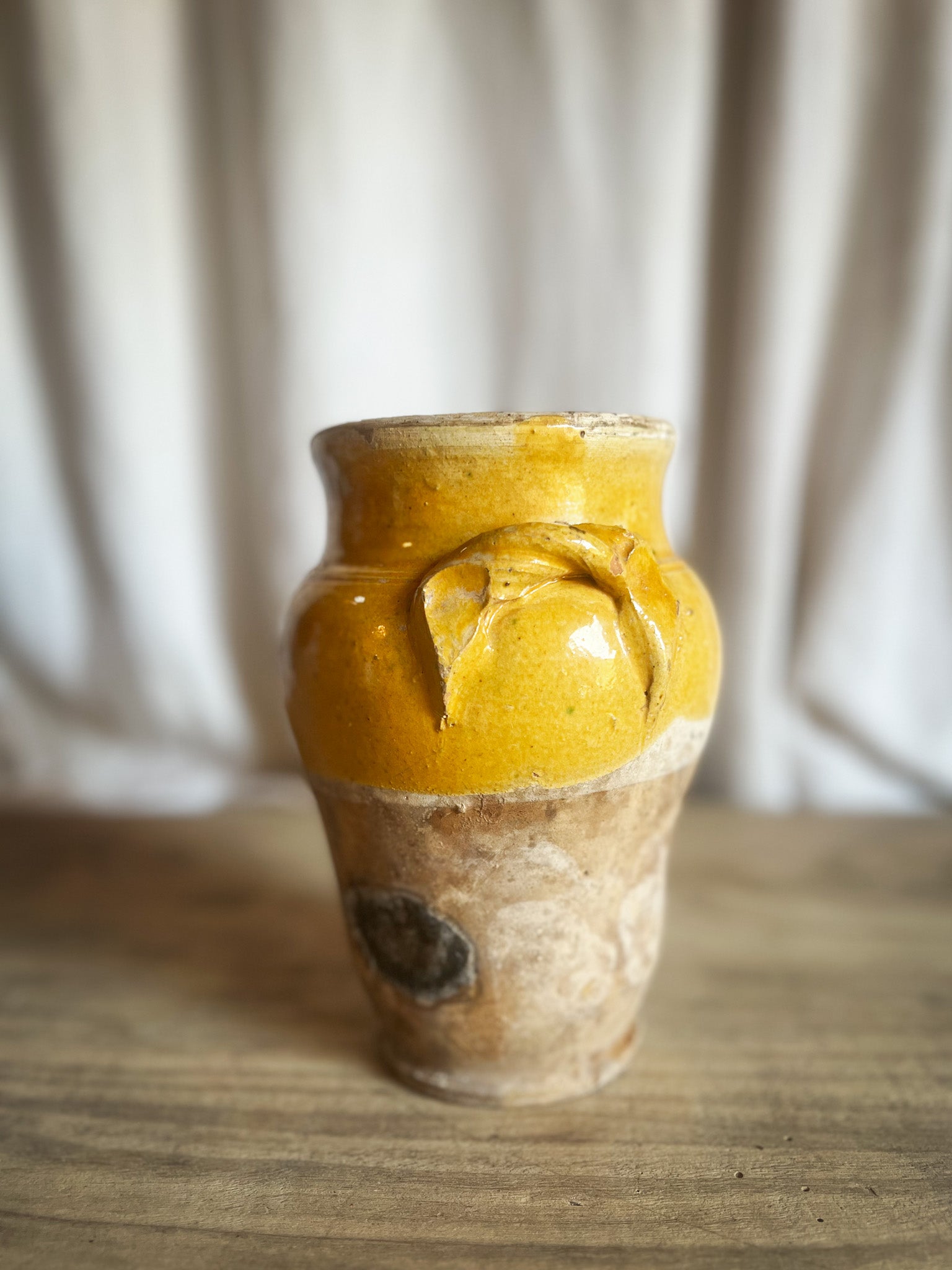 Small Glazed Terracotta Confit Pot (Vaso da Conserva) — Italian