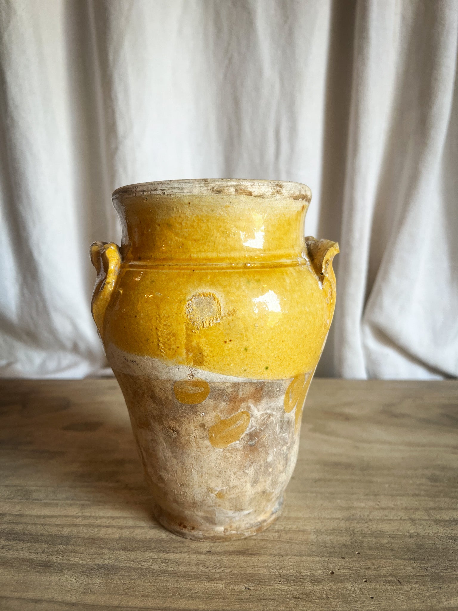 Small Glazed Terracotta Confit Pot (Vaso da Conserva) — Italian